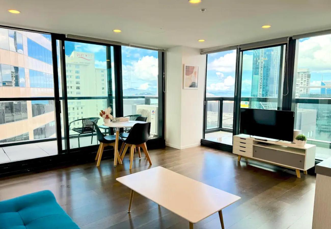 Gorgeous Seaview 2 Bedroom Apartment In Auckland Cbd 外观 照片