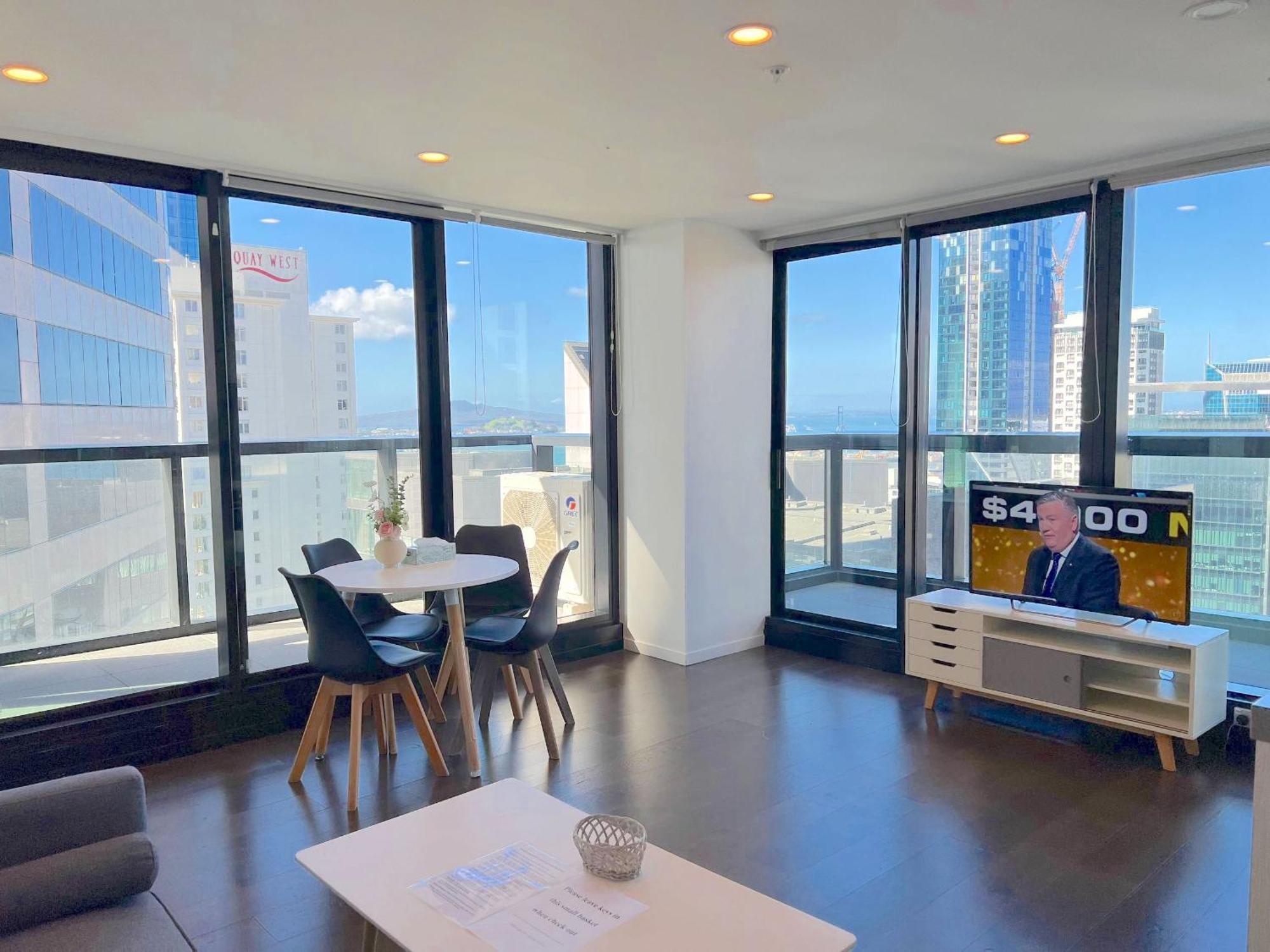 Gorgeous Seaview 2 Bedroom Apartment In Auckland Cbd 外观 照片