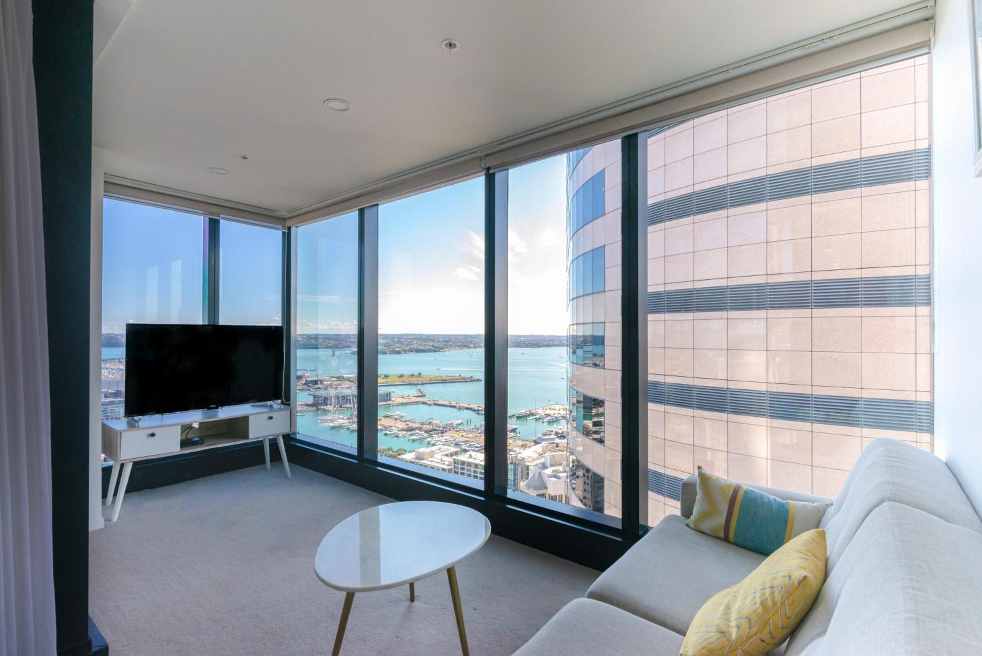 Gorgeous Seaview 2 Bedroom Apartment In Auckland Cbd 外观 照片